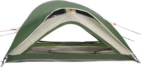 vidaXL Σκηνή Κάμπινγκ 1 Ατόμου Αδιάβροχη Πράσινη