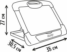 Μαγικός Πίνακας Smoby Magnetic modulo slate Λευκό Ξύλο