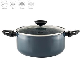 Muhler Nia MR-2644 Βαθιά Κατσαρόλα από Αλουμίνιο 5.8lt, 26cm