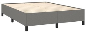 ΚΡΕΒΑΤΙ BOXSPRING ΜΕ ΣΤΡΩΜΑ ΣΚΟΥΡΟ ΓΚΡΙ 140X200 ΕΚ ΥΦΑΣΜΑΤΙΝΟ 3127806