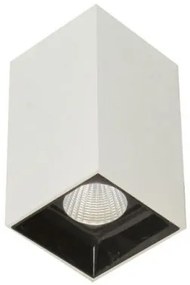 Σποτ Φωτιστικό Οροφής SQ GLAM από αλουμίνιο Viokef 4240500 Μαύρο-Λευκό