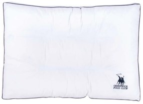Μαξιλάρι Ύπνου Ανατομικό 2350 White-Blue Greenwich Polo Club 50Χ70 Cotton-Microfiber