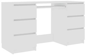 vidaXL Γραφείο Λευκό 140 x 50 x 77 εκ. από Επεξ. Ξύλο