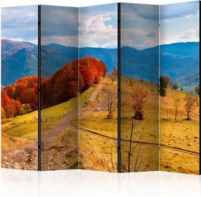 Διαχωριστικό με 5 τμήματα - Autumn landscape in the Carpathian mountains II [Room Dividers]