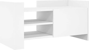 vidaXL Έπιπλο Τηλεόρασης Λευκό 80x35x40 εκ. Επεξεργασμένο Ξύλο