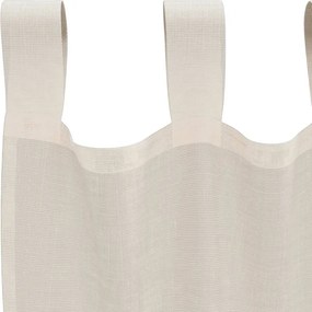 vidaXL Κουρτίνες Voile με Καρτέλα Κορυφή 2 τεμάχια Κρεμ