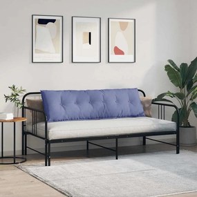vidaXL Μαξιλάρι Πλάτης Μπλε τζην 160 x 50 x 19 cm ύφασμα