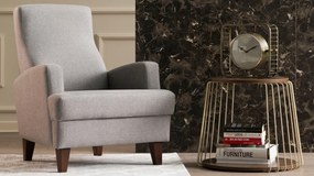 Wing Chair Kana Bergere - Light Grey Light Grey
