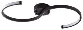 Φωτιστικό Οροφής - Πλαφονιέρα Es 119FRS1529 25x5x51cm Led 16W 3000K Black Opviq