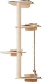 VEVOR Wall Mounted Cat Shelves Tree with Platform Tree-Shaped Cat Furniture