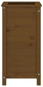 vidaXL Ζαρντινιέρα Μελί 40 x 40 x 78 εκ. από Μασίφ Ξύλο Πεύκου