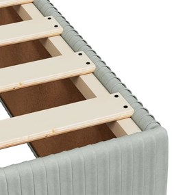 ΚΡΕΒΑΤΙ BOXSPRING ΜΕ ΣΤΡΩΜΑ ΑΝΟΙΧΤΟ ΓΚΡΙ 100X200 ΕΚ. ΒΕΛΟΥΔΙΝΟ 3287674