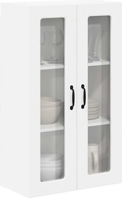 vidaXL Ραφιέρα τοίχου PORTO Λευκό 60 x 31 x 100 cm Επεξεργασμένο Ξύλο