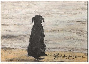 Εκτύπωση καμβά Sam Toft - Black Dog Going Home