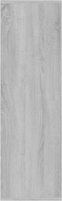 vidaXL Βιβλιοθήκη Γκρι Sonoma 98 x 29 x 97,5 εκ.
