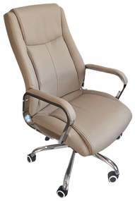 Καρέκλα Γραφείου ArteLibre IRVINE Μπεζ PU 78x63x115-123cm