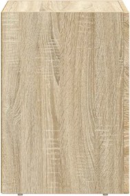 vidaXL Κομοδίνο ELST Δρύς Sonoma 29,5 x 33,5 x 50 εκ