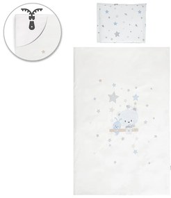 Σετ Προίκας Μωρού κούνιας 5τεμ. 70x140cm Bear Blue Stars 10420066901 Lorelli