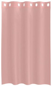vidaXL Κουρτίνες Voile με ροδέλες 2 τεμάχια Ροζ 140x175 εκ.