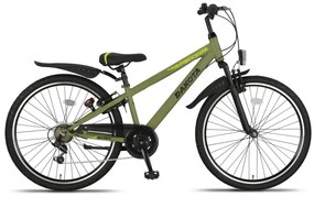 Dakota MTB 26 Inch Junior 7SP Rim Brakes Army GreenAltec