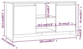 ΈΠΙΠΛΟ ΤΗΛΕΟΡΑΣΗΣ SONOMA ΔΡΥΣ 102X37,5X52,5 ΕΚ. ΑΠΟ ΜΟΡΙΟΣΑΝΙΔΑ 809794