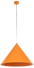Κρεμαστό Φωτιστικό Οροφής 1xE27 Φ50cm Cono TK Lighting-10088-Πορτοκαλί 10088