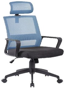 VELCO Pro Systems ΚΑΡΕΚΛΑ ΓΡΑΦΕΙΟΥ ΜΑΥΡΗ-ΜΠΛΕ-ΔΙΑΣΤΑΣΕΙΣ: 61,5x97x114/123,5cm velco-66-37802
