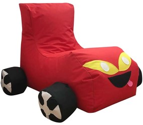 Πουφ Παιδικό Αδιάβροχο Car 535PFT1175 50x90x70cm Red