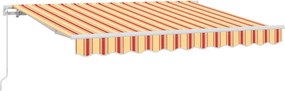 vidaXL Σκηνίτσα Αναδιπλούμενη Κίτρινο 300 x 200 cm ύφασμα