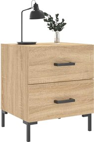 vidaXL Κομοδίνα 2 τεμ. Sonoma Δρυς 40 x 35 x 47,5 εκ. Επεξεργ. Ξύλο