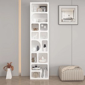 Βιβλιοθήκη Λευκό CLADOIR 50x27x205