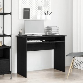vidaXL Γραφείο Μαύρη Δρυς 90 x 50 x 74 εκ. από Τεχνητό Ξύλο