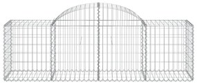 vidaXL Συρματοκιβώτια Τοξωτά 30 τεμ. 200x50x60/80 εκ. Γαλβαν. Ατσάλι