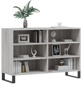 vidaXL Ραφιέρα Γκρι Sonoma 103,5 x 35 x 70 εκ. από Επεξεργασμένο Ξύλο