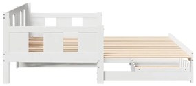 vidaXL Καναπές Κρεβάτι Συρόμενος Χωρίς Στρώμα 80x200 εκ. &amp; Συρτάρια