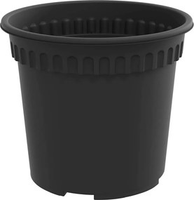 vidaXL Γλάστρες φυτών 24 pcs Μαύρο Ø 15 x 12 cm Πλαστικό