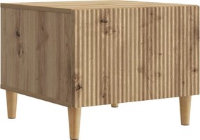 vidaXL Τραπεζάκι σαλονιού Artisan Δρυς 49 x 50 x 40 εκ