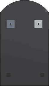 vidaXL Καθρέφτης με Φώτα LED 70x40 εκ. Γυαλί Οβάλ