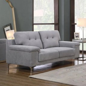 Καναπές Διθέσιος Note Ε965,22 171x89x85cm Light Grey Μέταλλο,Ύφασμα