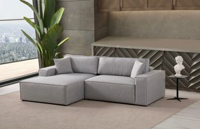 Corner Sofa-Bed Pırlo Corner Left - Light Grey Light Grey