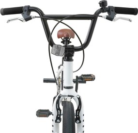 vidaXL BMX Ποδήλατο 16 ίντσες για παιδιά 5-8 ετών Λευκό