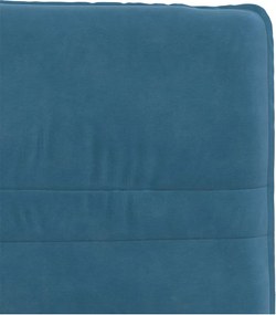 vidaXL Καρέκλες Τραπεζαρίας 6 τεμ. Μπλε Βελούδινες