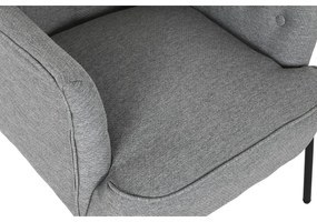 Πολυθρόνα DKD Home Decor Γκρι Μέταλλο 65 x 73 x 79,5 cm