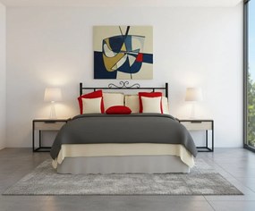 Κρεβάτι Orion-150x200-Μαύρο-Χωρίς ποδαρικό