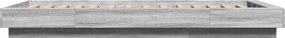 vidaXL Κρεβάτι δαπέδου Γκρι Sonoma 80 x 210 cm Επεξεργασμένο Ξύλο