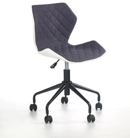 MATRIX children chair, color: white / grey DIOMMI V-CH-MATRIX-FOT-POPIEL