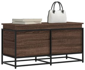 Κουτί Αποθήκευσης με Καφέ Δρυς 100x40x51,5 εκ. Επεξ. Ξύλο