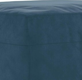 vidaXL Πάγκος Μπλε 70 x 35 x 41 εκ. Βελούδινος