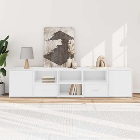 vidaXL Ντουλάπι Γωνιακό Λευκό 200x40x45 εκ. από Επεξ. Ξύλο