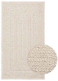 vidaXL Χαλί ZIZUR Κρεμ Όψη Γιούτας Εσωτ. & Εξωτ. Χώρου 60 x 110 εκ.
